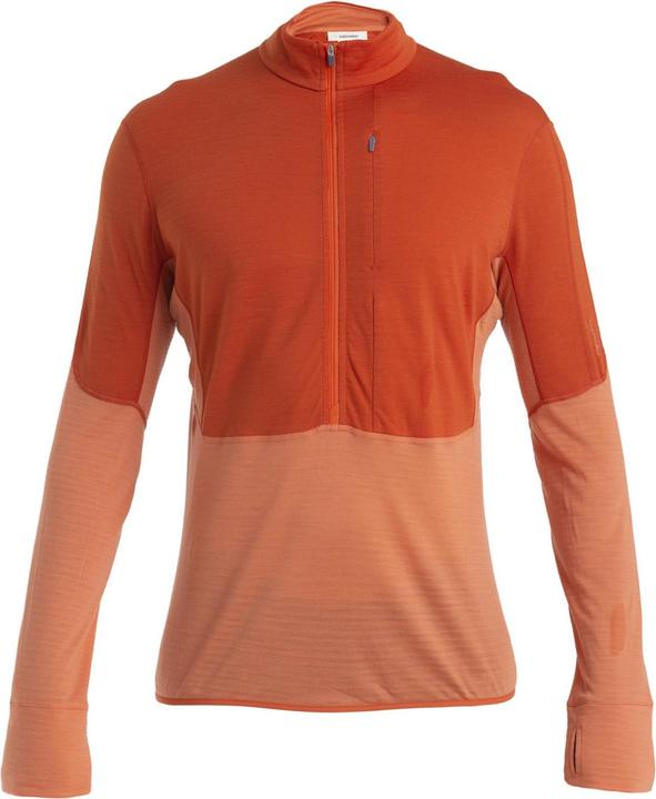 Icebreaker Men Merino 200 Realfleece Descender LS Half Zip (XL)