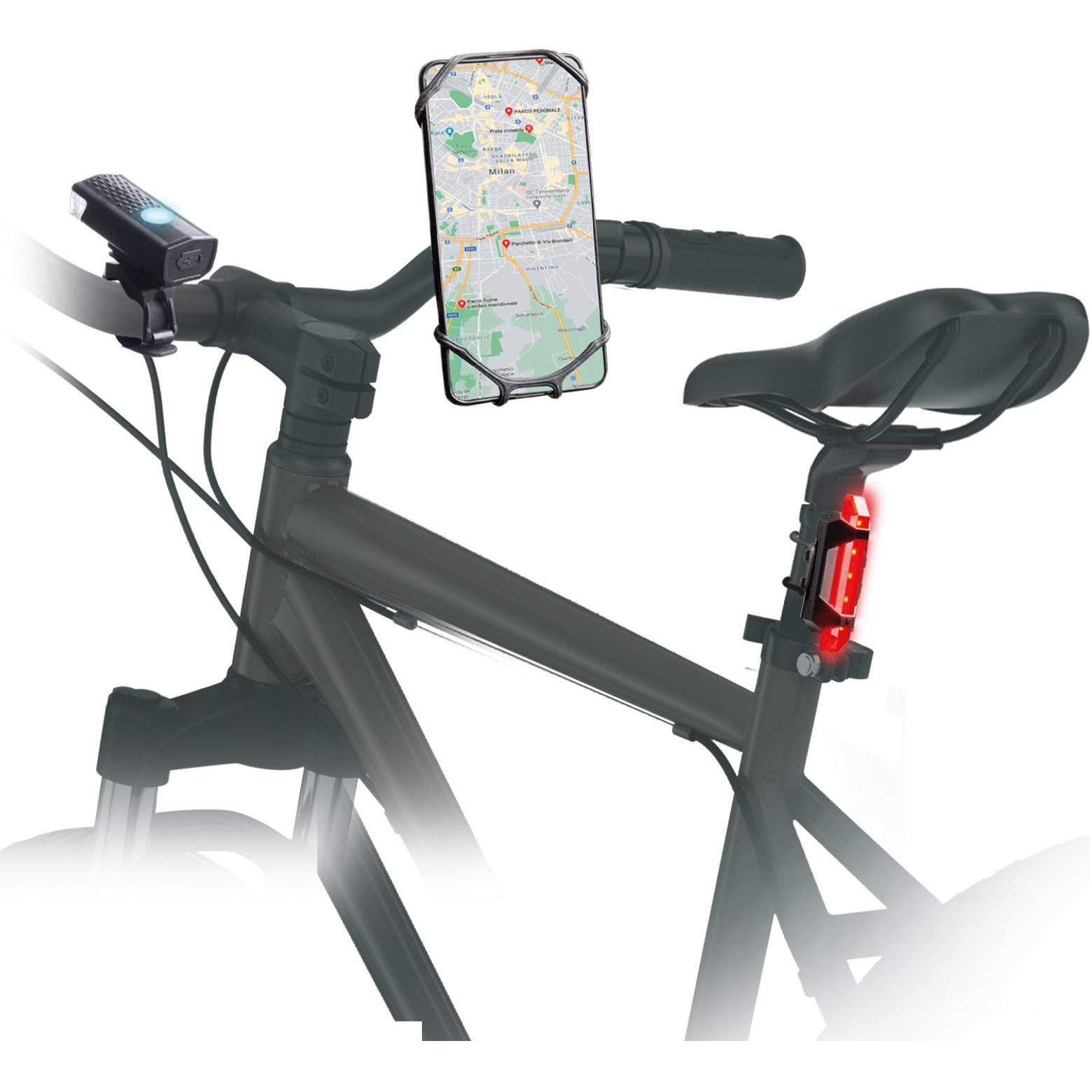 SBS Light kit and smartphone holder for handlebars buy at Galaxus