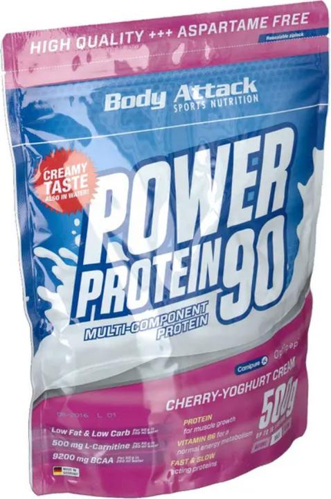 Produktbild Body Attack New Power Protein 90 (500g Beutel) (Kirsch, Joghurt, 1 Stk., 500 g)