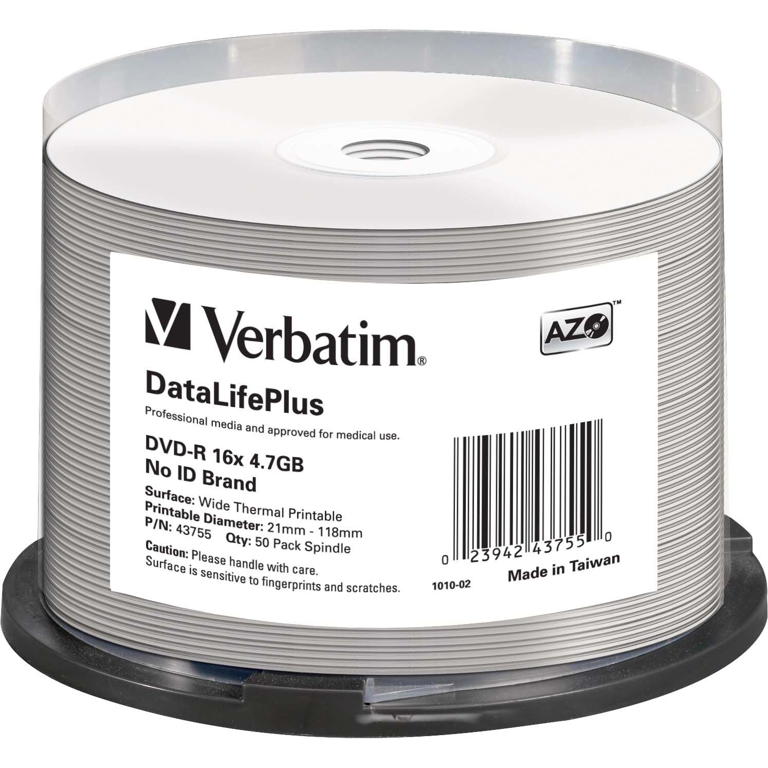 Verbatim Dvd-R (50 x), Optischer Datenträger