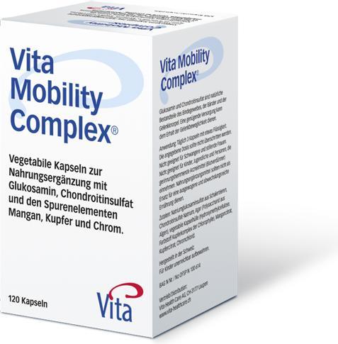 Nutritional values and ingredients Vita mobility complex (120 Piece, Capsules, 102 g)