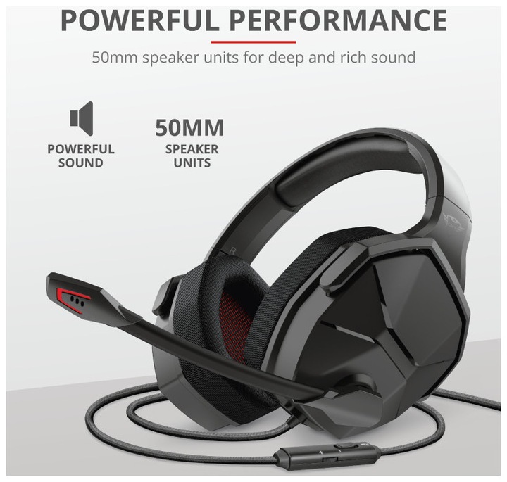 Actual product image Trust GXT 4371 Ward Multiplatform Gaming Headset (Cable)