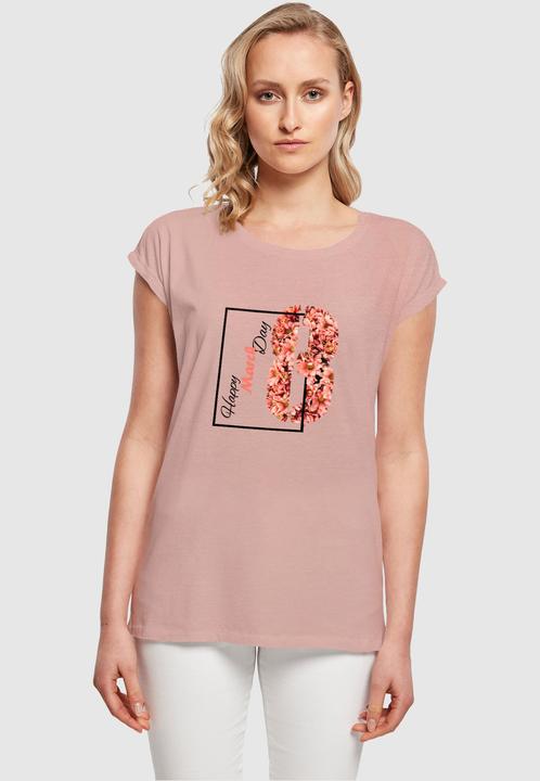 Produktbild Merchcode Ladies WD - Happy March Day Extended Shoulder Tee - 116989 (XXL)