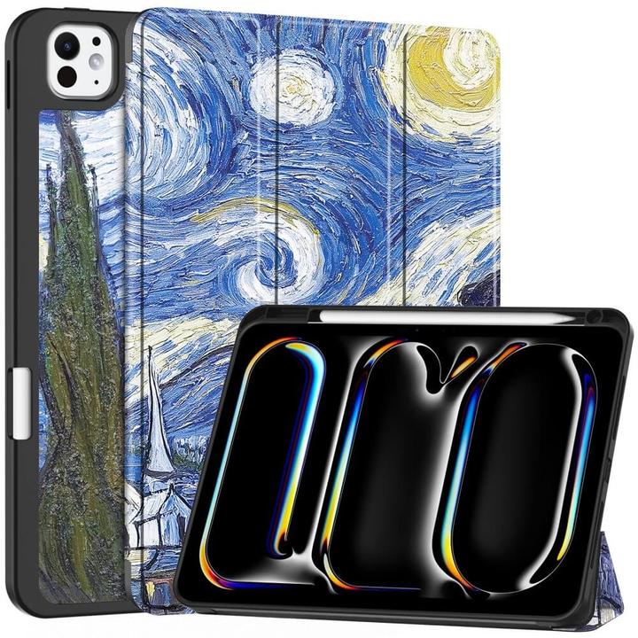 Produktbild Cover-Discount iPad Pro 11 2024 / 2025 - Smart Case Pencil Halter Motiv (Apple iPad Pro 11 2024, Apple iPad Pro 11 2025)