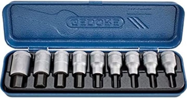 Image du produit Gedore IN 19 PA Jeu de tournevis 1/2" 9-pcs. inside-6-kt ZOLL (1/2", 1/4", 3/16", 3/8", 5/16", 5/8", 7/32", 9/16", 9/32")