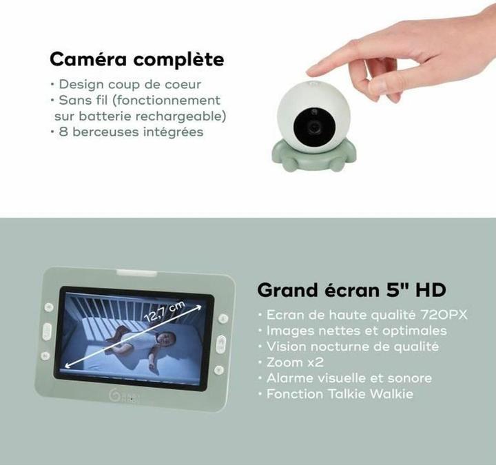 Produktbild Babymoov Yoo Go + HD (Babyphone mit Kamera, 300 m)