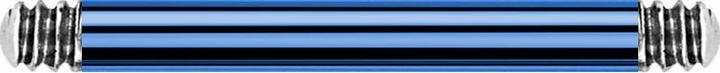 Immagine prodotto Star Piercing Asta micro bilanciere blu scuro (Acciaio chirurgico 316L)