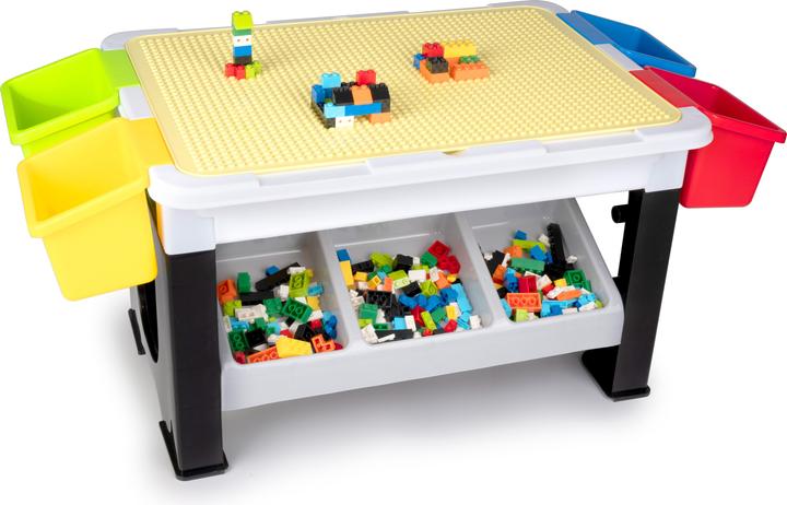 Image du produit Eddy Toys Table de jeu avec briques de construction