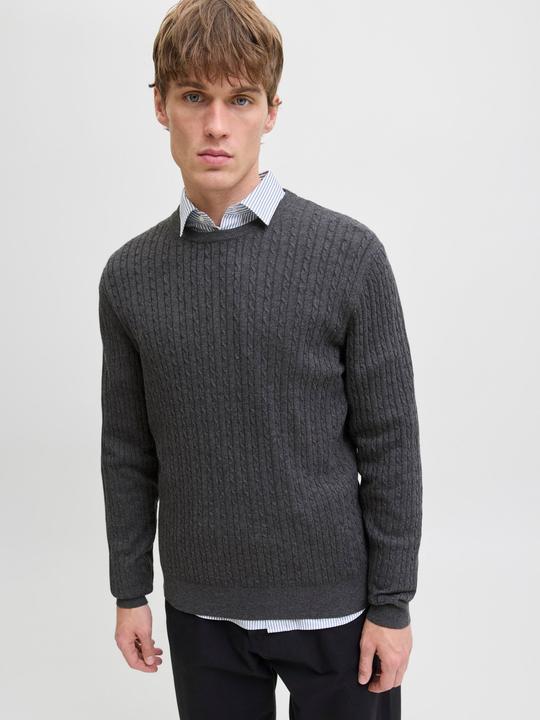 Produktbild Jack & Jones Jjeemil Knit Cable Crew Neck Noos (L)