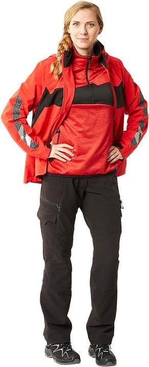 Actual product image Mascot Fleece pullover w. zip forest green, size 2XL (1 x)