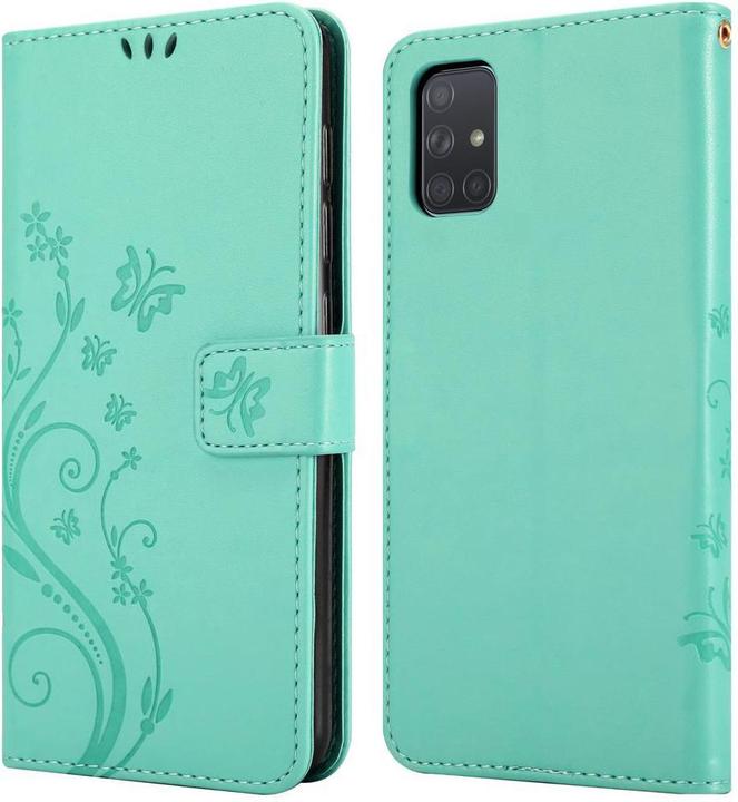 Actual product image Cadorabo Flower Book Cover (Samsung Galaxy A71)