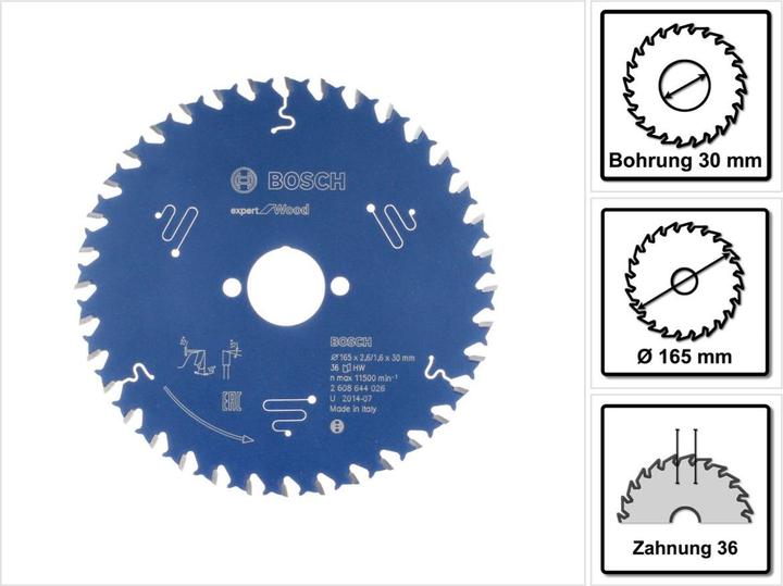 Actual product image Bosch Professional Zubehör Circular saw blade Expert for Wood