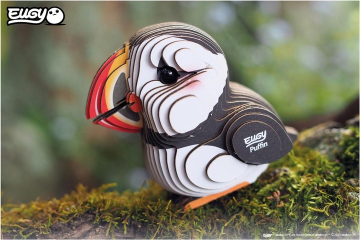 Actual product image Eugy 3D craft kit puffin(MQ6)