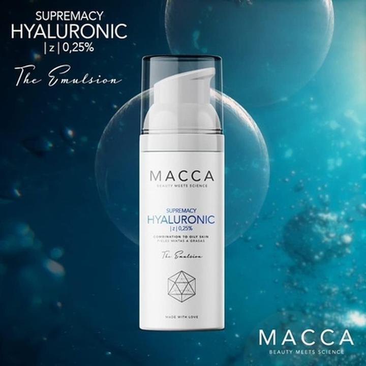 Actual product image Macca Cosmetics SUPREMACY HYALURONIC z 0.25% cream normal to dry skin 50 ml (50 ml, Day cream)
