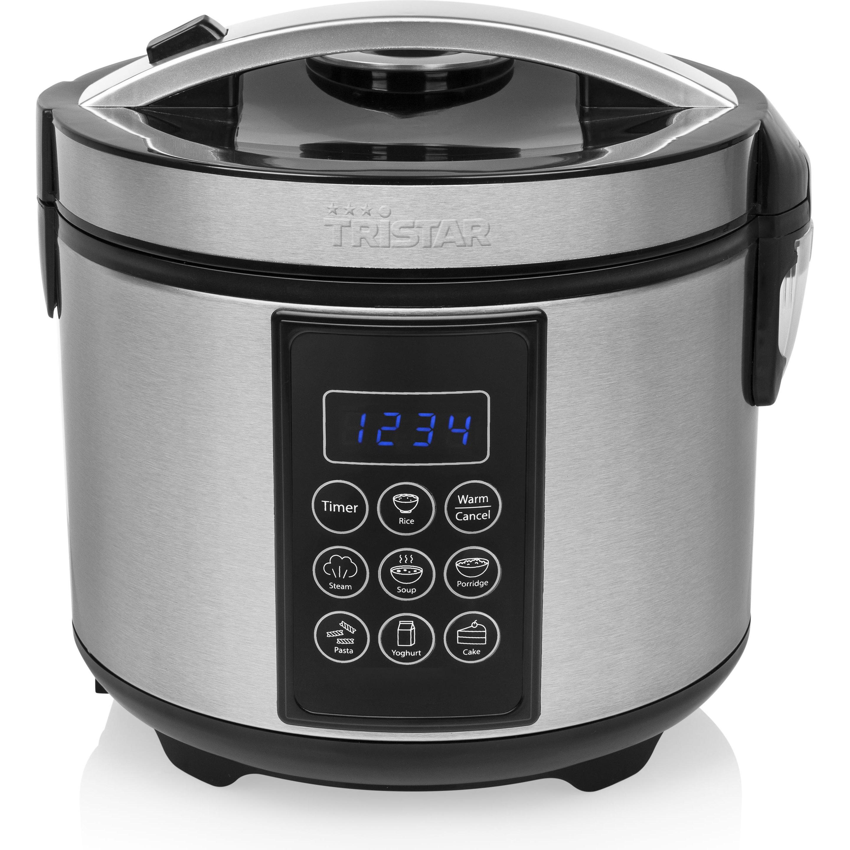 Tristar Cuoci riso, Vaporiera + Cuociriso, Grigio