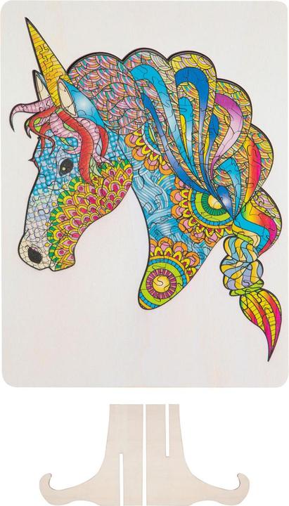 Actual product image Grafix Wooden Puzzle Unicorn Head 137 pieces FSC (137 pieces)