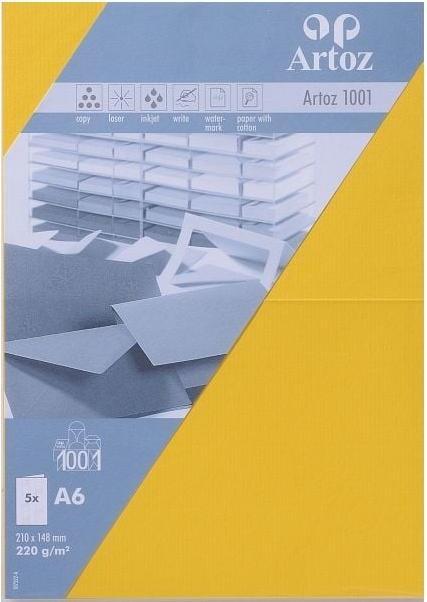 Actual product image Artoz 1001 cards sun gel (A6, 220 g/m²)