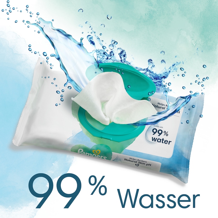 Actual product image Pampers Harmonie Aqua (288 Piece)