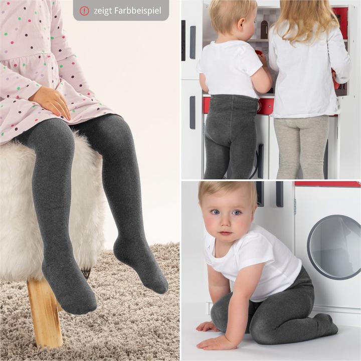 Immagine prodotto La Loona Collant per bambini LaLoona - confezione da 2 pezzi - rosa (86/92)