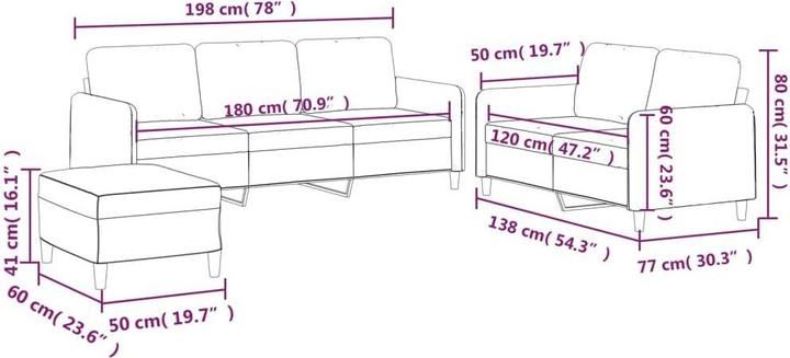 Actual product image vidaXL 3202130 (Upholstery set)
