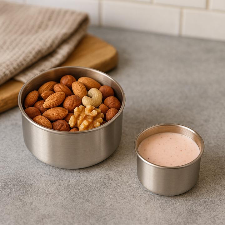Produktbild Tembo Edelstahl Snack Pod 2er Set Blau