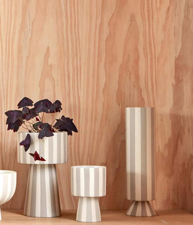 Produktbild OYOY Living Dekoschale Toppu klein 15 cm, Beige (15 x 15 x 20.5 cm)