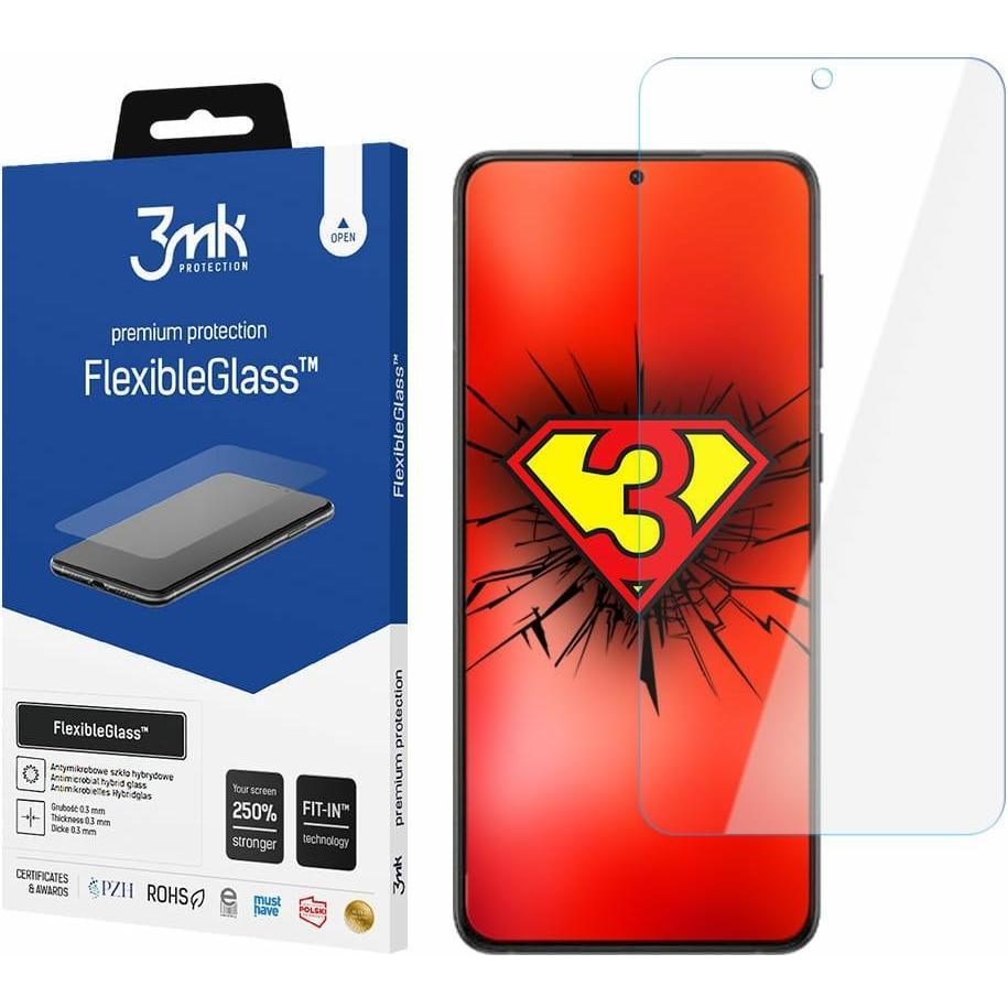 Thumbnail - 3MK Samsung Galaxy S23+ - FlexibleGlass? (1 Stück, Samsung Galaxy S21), Smartphone Schutzfolie, Transparent