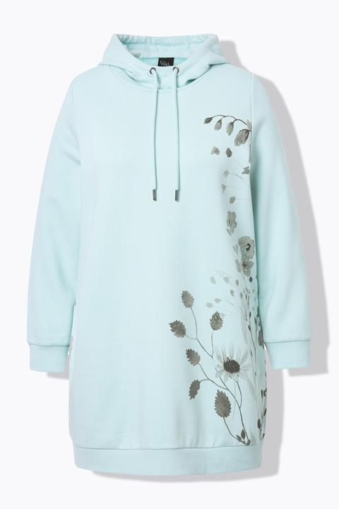 Actual product image Ulla Popken Oversized Grass Graphic Hoodie (60)
