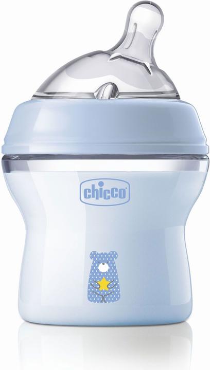 Productafbeelding Chicco Babyfles NATURAL FEELING PP Teat Silicone Slow Flow BLAUW 0m+ (150 ml)