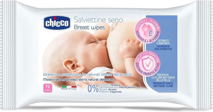 Image du produit Chicco lingettes de toilette pour mamelon 0m+
