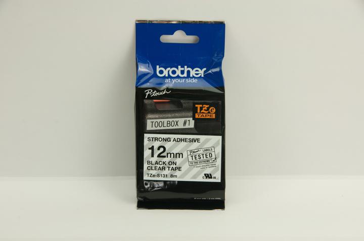 Produktbild Brother TZe-S131 (1.20 cm, Schwarz, Transparent)