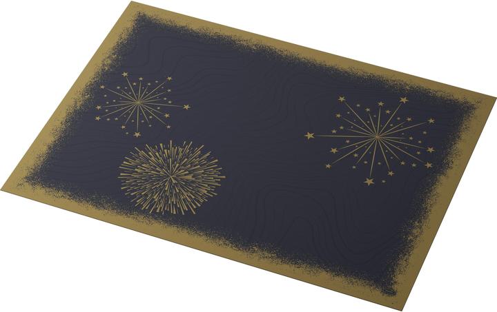 Image du produit Duni Tischset Bio Dunicel Sparkly Black (40 x 30 cm)