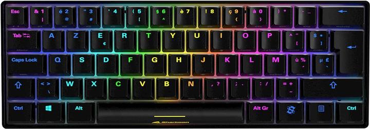 Produktbild Sharkoon SGK50 S4 black Kailh Red (FRENCH layout) (FR, Kabelgebunden)