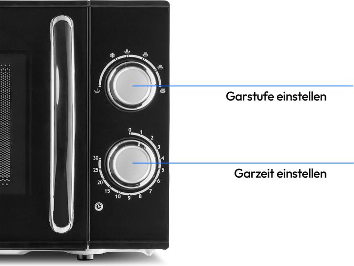 Produktbild Medion MD 15644 Mikrowelle 700W 17L schwarz (17 l)
