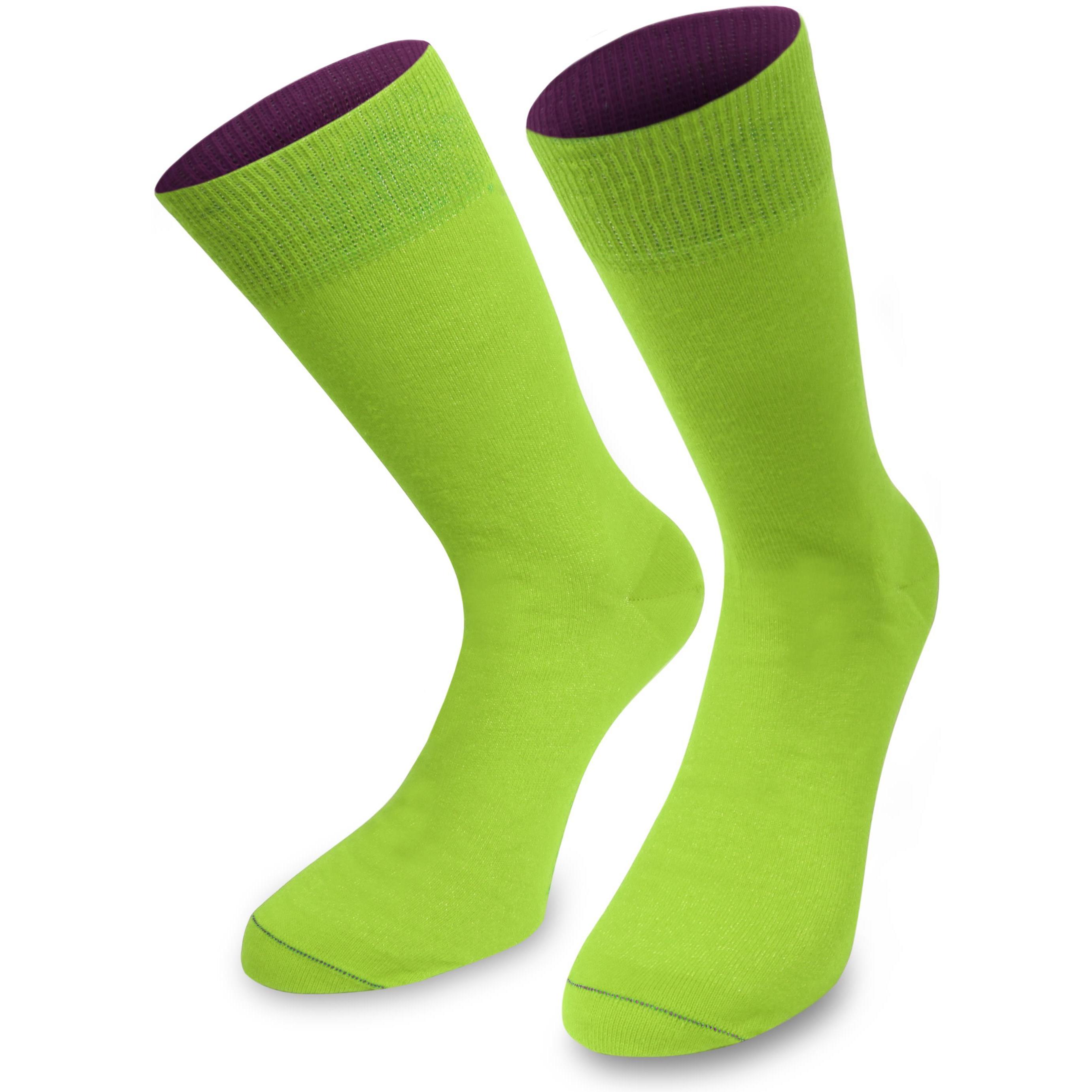Normani, Herren, Socken, 1 Paar Socken Bi-Color, Gelb, (Einzelpack, 47 - 50)