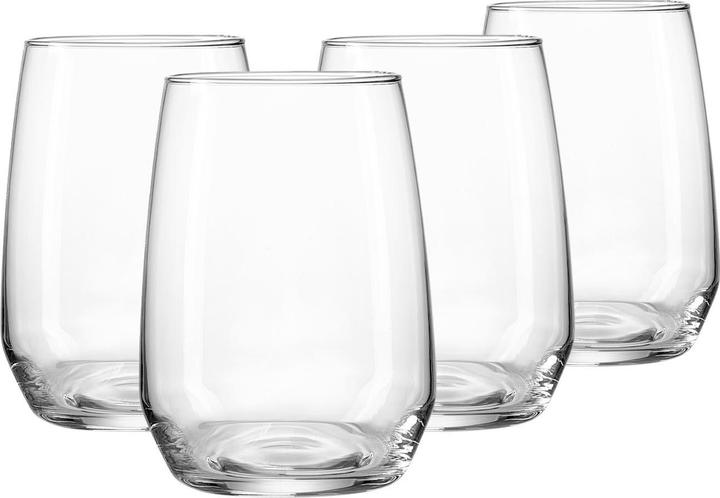 Ritzenhoff & Breker Wasserglas 4er Set Rumba, Becher, Glas, Klar, 450 ml, 820379 (0.45 l, 4x)