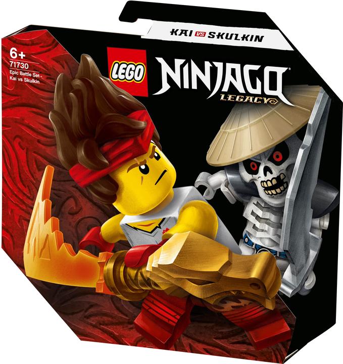 Immagine prodotto LEGO Set di battaglia: Kai contro Skulkin (71730, LEGO Ninjago)