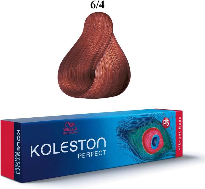 Produktbild Wella Permanent paint Professionals Koleston Perfect Hair Color 6/4, 60 ml (Dunkelblond Rot)