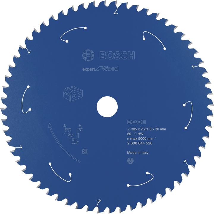 Produktbild Bosch Professional Zubehör Akku-Kreissägeblatt Expert for Wood, 305 x 2,2/1,6 x 30, 60 Zähne