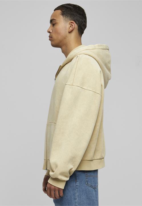 Produktbild Urban Classics Heavy Stone Washed 90's Zip Hoodie - 75065 (M)