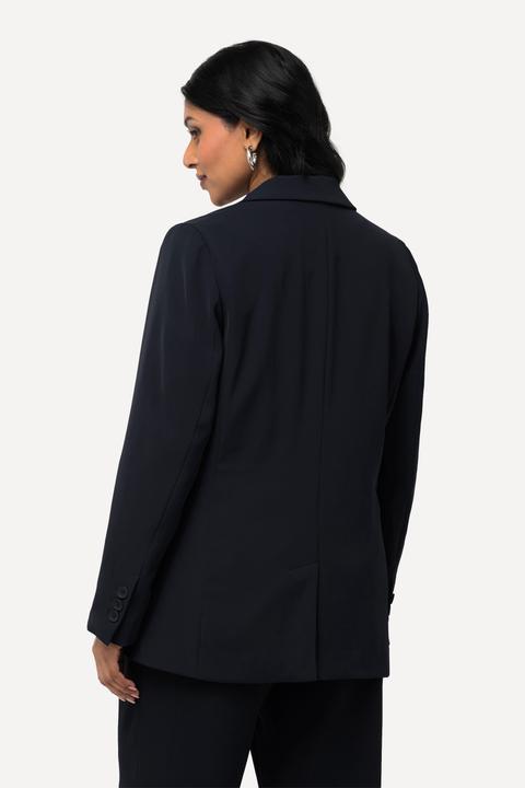 Produktbild Ulla Popken Blazer, Acetat, Reverskragen, Knopfverschluss (52)