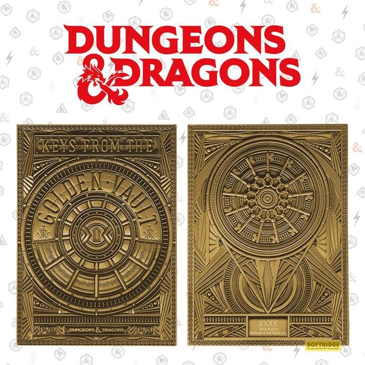 Actual product image Fanattik DONJONS & DRAGONS - Keys From The Golden Vault - Lingot Edition Limité