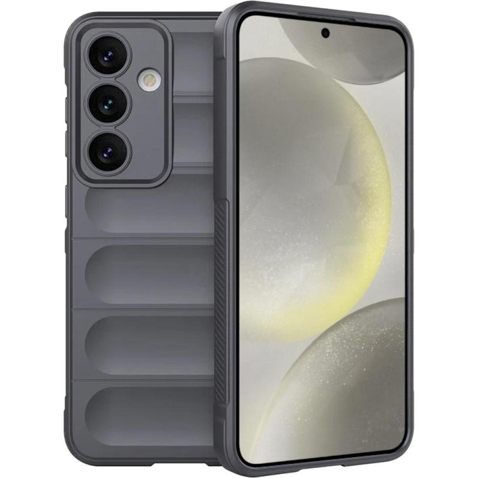 Screenguard CloudCase Hülle (Samsung Galaxy S24+), Smartphone Hülle, Grau