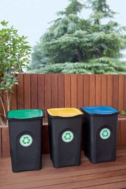 Immagine prodotto Kreher 3 Stück Abfalleimer (50 l)