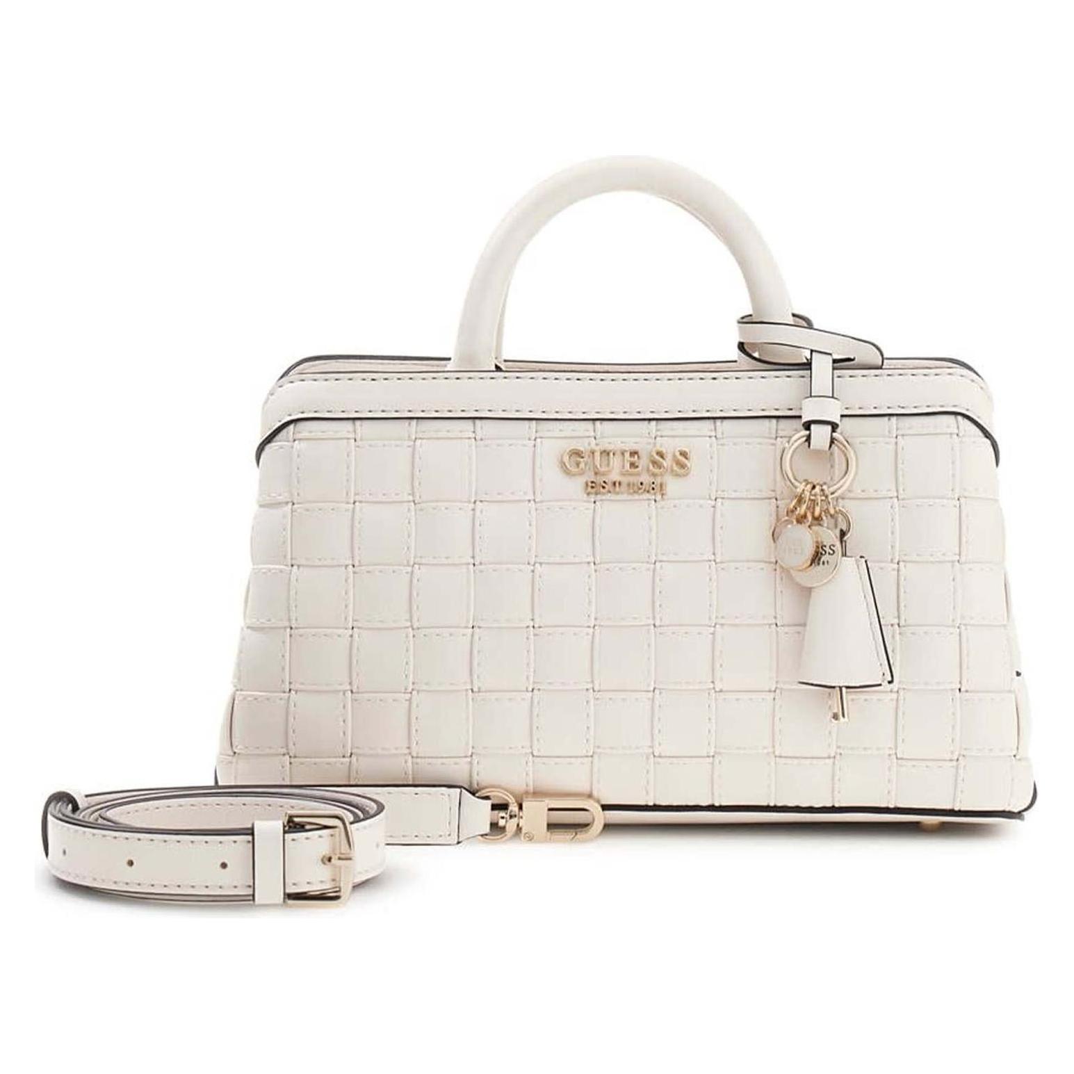 Guess, Damen, Handtasche, Sandy Girlfriend Satchel, Beige