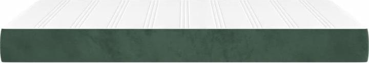 Actual product image vidaXL Taschenfederkernmatratze Dunkelgrün Samt (120 x 220 cm, Spring core)