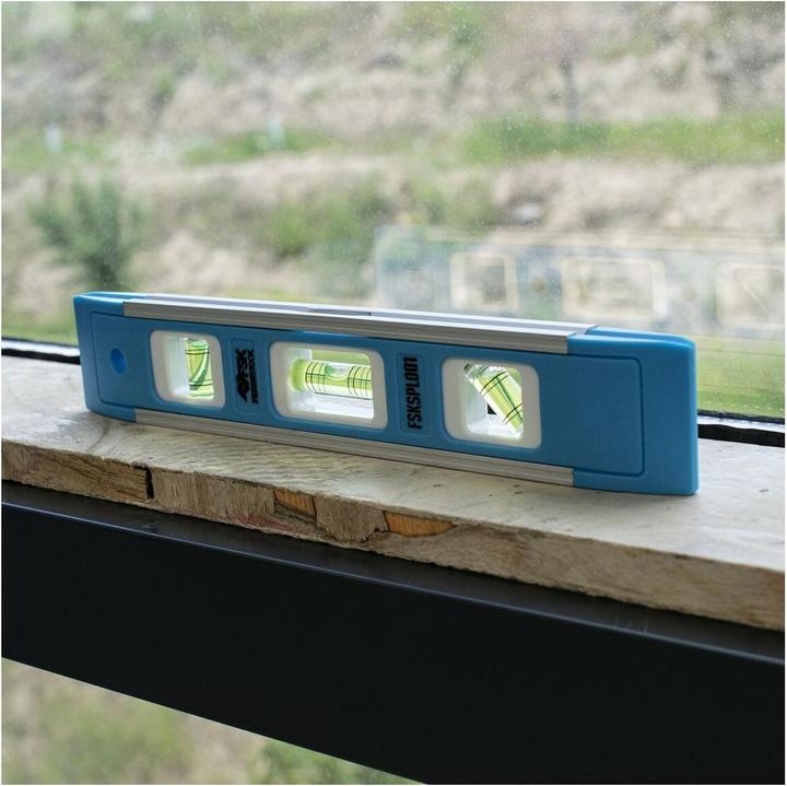 Actual product image FSK Spirit level plate storage Aluminium ABS (25.50 cm)