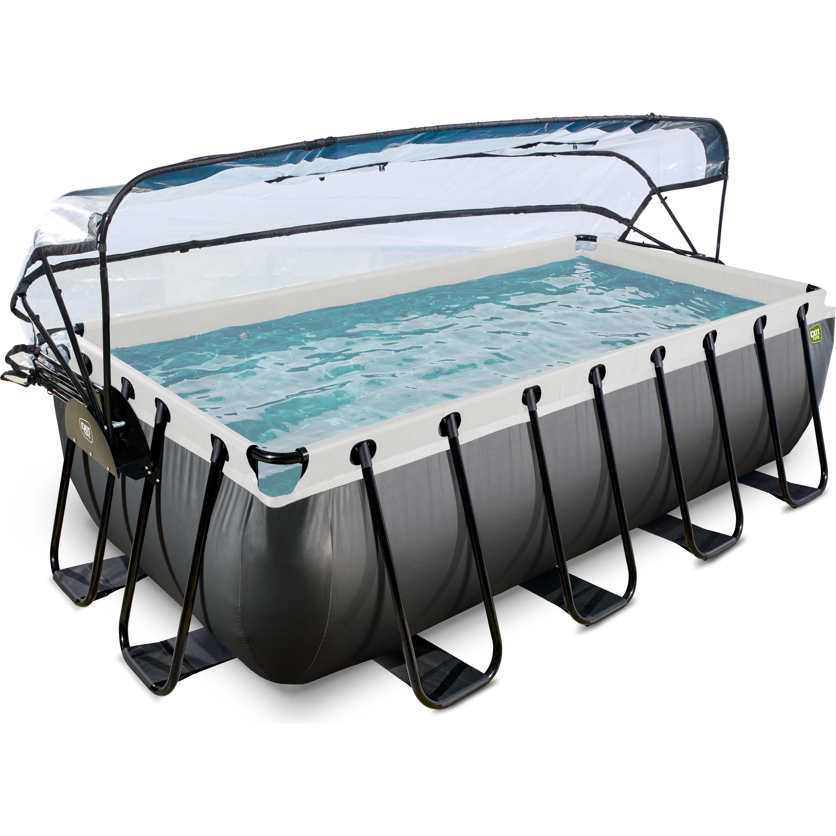 Thumbnail - Exit, Pool, Black Leather Pool (400 x 200 x 100 cm)