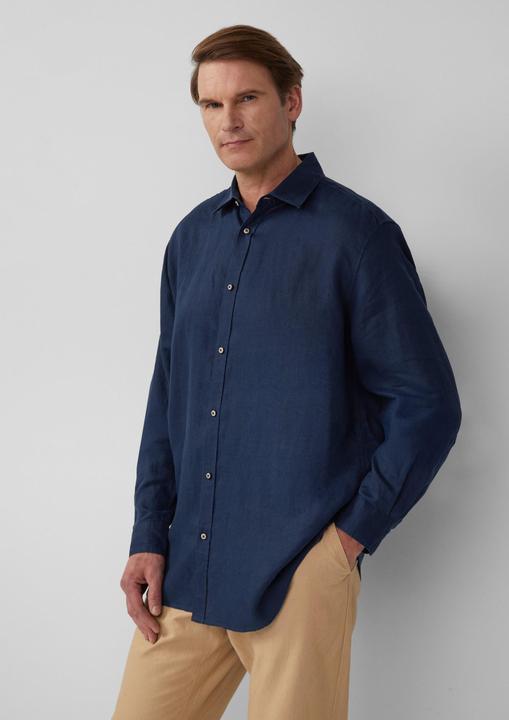 Immagine prodotto S.Oliver Hemd Regular Fit: Langarmhemd aus Leinen (XXL)