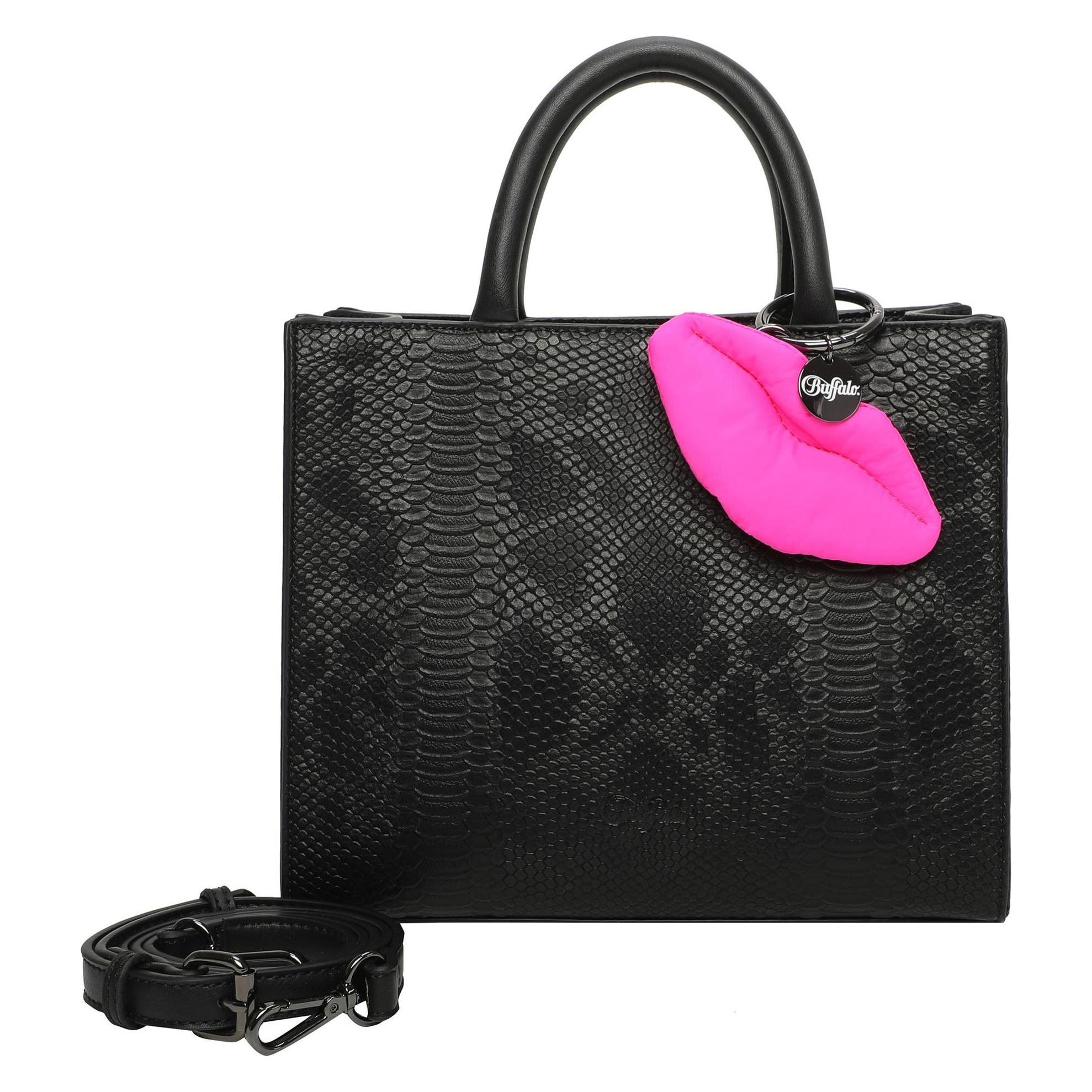Buffalo, Damen, Handtasche, Big Boxy Handtasche 26 Cm, Schwarz